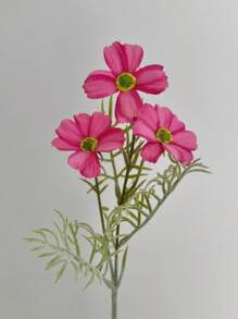 1PC/3PCS 17in Real Touch Fake Cosmos Flowers - Bohemian Daisy Bouquet, All-Season Home Decor, Summer Wedding & Autumn Thanksgiving Centerpiece, No-Fade Artificial Chrysanthemum For Table/Photography - Multicolor - View 18