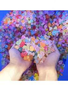 5/10/20/50pcs Glow-In-The-Dark Mini Surprise Bags, ABS Glowing Animal And Mushroom Figurines, Suitable For Aquarium, Toy House, Fairy Garden Decor, Home Decor, Party Favors, Easter Gifts And Easter Decorations Mystery Gift Bags