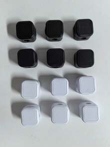 1/6pcs Wire Organizer Holder, Magnetic Desktop Cable Clip Management, Hidden Phone Charging Cord Holder For Nightstand, Kitchen Appliances, Office Storage Supplies - Multicolor - View 12