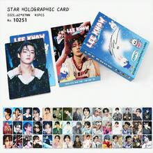 45pcs  KARAMA SOLO Holographic Cards, High Definition Double-Sided Collectible Cards, Concert, Album, Fans Merch Goods, Small Gifts, Holiday Gifts, Halloween, Christmas Gifts