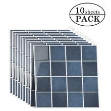 WoStick 1/4/10/20pcs Multi-Color Mosaic Tile, Waterproof Anti-Fouling, Self-Adhesive Backsplash - Easy DIY Installation. Removable Self-Adhesive Wall Tile Stickers, Suitable For Kitchen Bathroom Backsplash, Holiday Decor - Multicolor - View 21