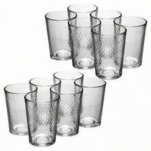 200ml Drinking Glasses Set – Compact & Stylish Everyday Drinkware - Set Of 12 Milano - View 2