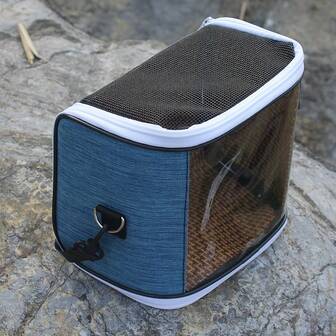 便携式宠物鸟携带包 - 适合旅行、训练和户外使用 - 紧凑轻便的鸟背包，配有可调节肩带