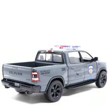 Action Figure Cart Miniature Iron Car Ram 1500 Lisa With Friction - 灰色 - 查看 4