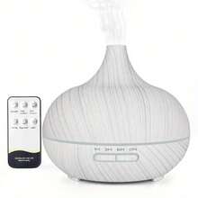 Diffusers For Essential Oils Large Room, 550ml Essential Oil Diffusers With Remote Control, Ultrasonic Oil Diffuser With Timer, 7 Colors Light For Bedroom