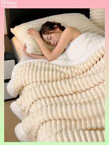 1 Stück super weiche & flauschige Decke, in mehreren Farben erhältlich, minimalistisch & modisch für Zuhause, geeignet für Schlafzimmer, Jungen/Mädchen Studentenwohnheim, Sofa Nickerchen, Wintersaison, multifunktionale Decke & Büro Nickerchen Decke, perfektes Valentinstags Geschenk, maschinenwaschbar