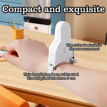 OUTBALL Auto-Retractable Body Measuring Tape, 60 Inch 3D Measuring Tape Fitness Body Measurements White Body Measuring Tape For Waist, Hip, Bust, Arms