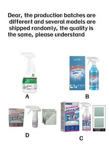 1 Piece Bathroom Cleaner, Descaler For Stainless Steel Sink, Glass Shower, Bathtub Descaling Foam Cleaner, Bathroom Descaling Cleaner, Stubborn Stain Cleaner, Multi-Purpose Bathroom Foam Cleaner - Multicolor - View 11