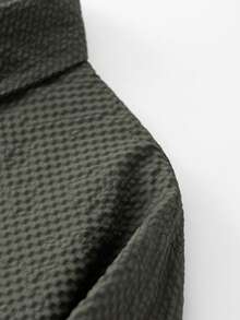 2025 New Stylish Ribbed Design High-End Casual Chic Vintage Inspired Fashion Knit Sweater, Spring/Autumn Long Sleeve Shirt For Men