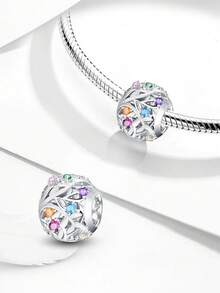 1Pc Fashionable Perfume Collection Charm Bead Fit For Women Bracelets Bangles DIY Jewelry Making And Daily Outfit Matching Jewelry Decoration For Girls