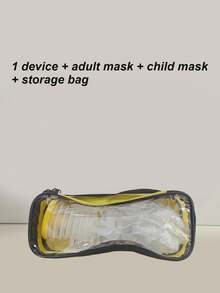 1 dispositivo + 1 máscara grande + 1 máscara pequeña + bolsa de almacenamiento, dispositivo antiahogo, dispositivo de rescate por ahogo para adultos, dispositivo portátil de succión de vías respiratorias, dispositivo de Heimlich para kit de primeros auxilios en el hogar y viajes