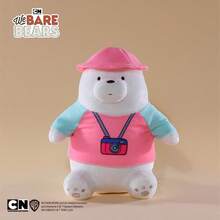 1pc We Bare Bears Plush Cartoon Character Soft Doll Autumn Outing Series Bear Great Gift For Birthday, Couple, Best Friends, Christmas, Holidays, Party, Cute - Multicolor - View 5