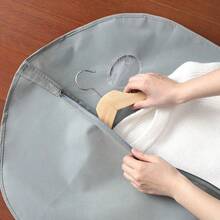 1PC Portable Clothing Cover Protecting Dress Garment Covers Bag Wardrobe Hanging Storage Non-Woven Bags,Dorm Room - Multicolor - View 5