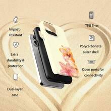 Tropical Floral Flower Phone Case Cute Hibiscus Phone Case Summer Hawaiian Girly Aesthetic Compatible With IPhone 16 15 14 13 12 11 Pro Max