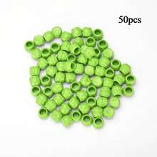 ATOMUS 50pcs Disposable Plastic Microneedle Tattoo Ink Cups With Base, Permanent Makeup Pigment Container Caps, Tattoo Accessories - Multicolor - View 8