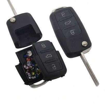 Kreative Mini Auto Schlüssel Aufbewahrungsbox mit verstecktem Geheimfach, Münzen- und Schmuckbox, geeignet zum Aufbewahren von kleinen Gegenständen wie Ohrringe, Ringe usw., verdeckte Aufbewahrungsbox, Weihnachten