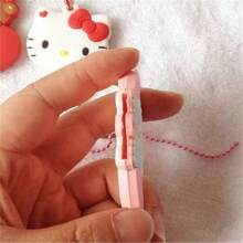 Sanrio Kawaii Hello Kitty 硅胶钥匙扣防尘保护套卡通My Melody钥匙扣便携防丢玩具派对礼物