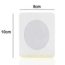 6/12/24/60片天然草本腹部贴，全身适用，无需电力或电池，透气，适合夏季使用，凉爽舒适 - 白色 - 查看 4