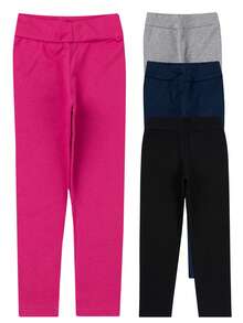 Plain Children's Leggings, Girls' Youth, Assorted, Sizes 1 To 16, Comfort And Style, Cotton Legging Pants - Nhiều màu - Xem 1