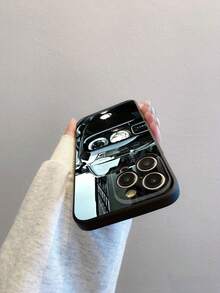 1 pièce Coque de téléphone antichoc en TPU noir avec motif de course, compatible avec Apple /Coque de téléphone assortie/Coque de téléphone intéressante/Coque de téléphone Android/Coque de téléphone/Coque de téléphone/Coque de téléphone OPPO, compatible avec Apple 16 Pro Max/ A14/ A54/ A52/ A31 4G/ A23/Redmi Note 8 Pro/Redmi Note 11 Pro 4G/Redmi Note 12 4G/OPPO A54 - Multicolore - Voir 3