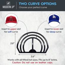 Hat Brim Shaper - Perfect Curve Brim, Hat Shaper With Double Prong Curving Slots