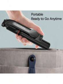 Lenovo H11L Konferenzständer, 1,1 m Teleskopstativ aus Aluminiumlegierung, Stativmodus für stabile Aufnahmen, Unterstützung für Videokonferenzen, kompatibel mit mehreren Geräten, schwarzes exklusives Doppellampenmodell - Schwarze exklusive Doppellichter - Übersicht 3