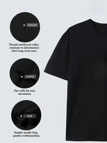 4-Pack 100% Cotton Graphic Tees For Men, Streetwear Style, Fashion  Prints, Casual Short Sleeve Shirts - 混合色 - 查看 6