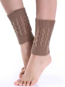 1双休闲腈纶针织麻花图案腿套，适合秋冬季节，女士可搭配雪地靴穿着，防风保暖，圣诞礼物之选。 - 常規款 - 查看 14