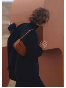 1pc包包手提包偏好包型高级感皮革手提包小众设计包新款简约奢华斜挎包时尚单肩包 - 彩色 - 查看 3