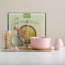 1pc/5pcs/7pcs Creative Matcha Bowl, Tea Whisk, Tea Utensil Set, Kiln-Fired Ceramic, Song Dynasty Style Tea Ceremony Tools, Back To School Set, Holiday Gift Set, Halloween Gift - Multicolor - View 14