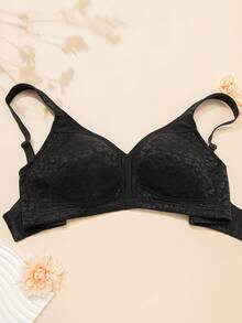 Wingslove Women's Wireless Minimizer Bra Plus Size Non-Padded Soft Full Figure Bra