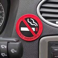 No Smoking Warning Sticker For Car, Eye-Catching And Clear Design, Waterproof And Wear-Resistant, Easy Installation With No Residue, Universal Fit For All Vehicles - No Smoking 3D Decorative Stickers - View 5