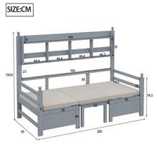 Cornici per letto - Grigio - Visualizzare 4