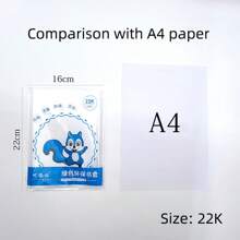 10 件 PVC 书籍保护套,透明保护书套,防水耐用,适用于 A4/文具尺寸、16K/22K 书籍,返校,学校用品 - 無色 - 查看 12