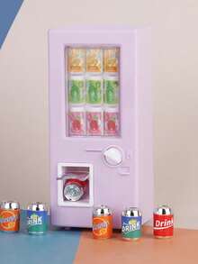 Máy pha chế đồ uống mini, Lon nước ngọt, Nhà búp bê pha chế đồ uống, Mô hình trang trí siêu thị nhỏ, Quà tặng nhỏ cho bữa tiệc, Đồ chơi sáng tạo mini cho thanh thiếu niên, Đồ chơi siêu nhỏ, Đồ chơi, Thích hợp để trang trí tiệc - Nhiều màu - Xem 10