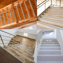 1PC 200cm/78.74inch Self-Adhesive Stair Edge Protector, Non-Slip Waterproof Stair Edge Stripe Nosing Rubber Edging, PVC Anti-Slip Strip Edge Trim, Edge Protector Suitable For Indoor/Outdoor Stairs - Multicolor - View 3