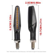 Soporte universal para placa de matrícula de motocicleta y 2 piezas de luces de señalización de giro para motocicleta, accesorios para motocross