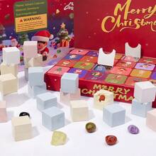 تقويم الميلاد المجيد ل- 24 يوم، يتضمن 24 حجر كريم طبيعي فضفاض، بلورات الجبس، مجموعة جمع المعادن DIY، طقم علمي تعليمي، طقم هدايا عيد الميلاد - صندوق أعمى لعيد الميلاد - مشاهدة 11