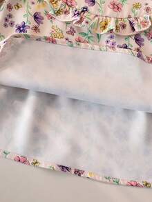 3pcs Baby Girls' Spring/Autumn Long Sleeve Outfit Set, Fashionable Princess Dress, Pants And Headband