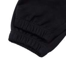 MLB Basic Medium Logo Jogger Pant für Damen und Herren – Freizeithose, Kordelzughose, bequeme Outdoor-Reisehose, 3APTB0244-50BKS