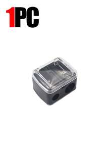 4 pezzi Temperino per matita occhi e sopracciglia con doppio foro, design a doppio foro mini e pratico, accessorio per il trucco, economico, decorazione per la stanza, vanità, viaggio, camera da letto, accessori per il trucco, economico, riempimento calze natalizie, trucco, strumenti per il trucco, roba economica, regali, regali per donne, regali di Natale