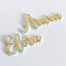 Personalized Name Cake Ornaments, Double-Layer Acrylic, Laser Cutting, Birthday Cake Decoration, Acrylic Cutting 3D,Home & Living,Haunt Your Home