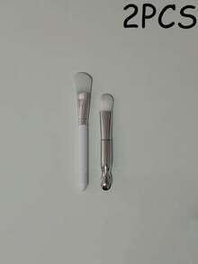 1/2/3/4 peças Conjunto de Ferramentas de Máscara de Beleza de Silicone, Conjunto de Ferramentas de Beleza DIY Pincel de Máscara de Silicone Eletroplactado, Espátula, Escova de Cabelo Macio, Pincel para Máscara de Lama, Pincel de Maquiagem, Conjunto de Ferramentas de Máscara com Colher