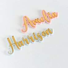 Personalized Name Cake Ornaments, Double-Layer Acrylic, Laser Cutting, Birthday Cake Decoration, Acrylic Cutting 3D,Home & Living,Haunt Your Home