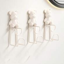 1 Gancho plegable para colgar en la pared, resistente a la oxidación - Sin necesidad de taladro, ahorra espacio, estante orgánico para toallas, cestas, etc. en el baño, diseño de almacenamiento moderno para el baño, gancho práctico