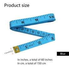 5PCS Soft Tape Measure, 60in Double Scale Ruler Measuring Tape Fabric Sewing Ruler For Body Measurement Weight Loss Cloth Knitting Craft(White,Rose Red,Yellow,Blue,Green) - Multicolor - View 16