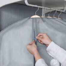 1PC Portable Clothing Cover Protecting Dress Garment Covers Bag Wardrobe Hanging Storage Non-Woven Bags,Dorm Room - Multicolor - View 4