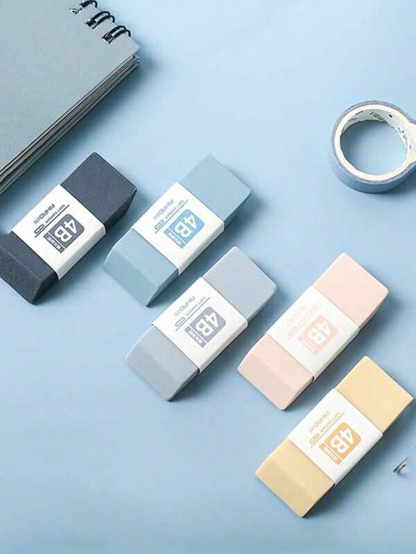 1 Piece Simple Eraser, High Quality Soft Wipe Cleaning Stationery, Stationery Bag, School Office Pencil Eraser, Drawing Eraser, Art Eraser, Clean And Remove Without Damaging Paper, Suitable For Children's Daily Use, School Season Supplies