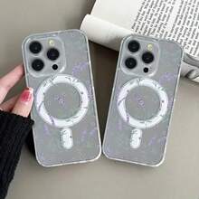 Nueva funda magnética transparente para phone 16/15/14/13/12/11 Pro Plus con diseño dibujado a mano. Compatible con phone 16/15/14/13/12/11 Pro Plus. Resistente, con transparencia híbrida y unisex. - Colores mixtos 1 - Ver 4