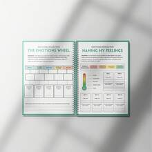 Emotion Regulation, Super Set Of Emotion Management Workbook, Therapeutic Worksheet, Self-Regulation, Corner Relief, Nervous System Regulation